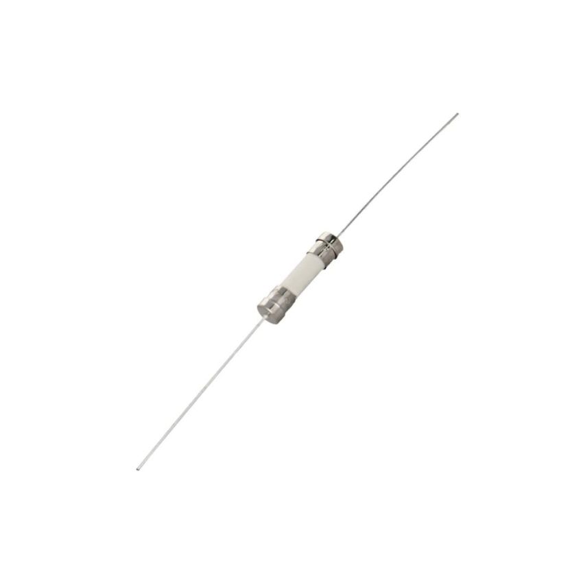 Ceramic Axial Lead Slow-Blow Fuse for Electrical Applications, T5A, 250V
