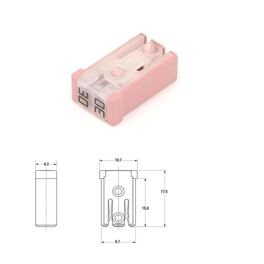 0695030.U, Fuse, 30A, Cartridge, Compact and Reliable