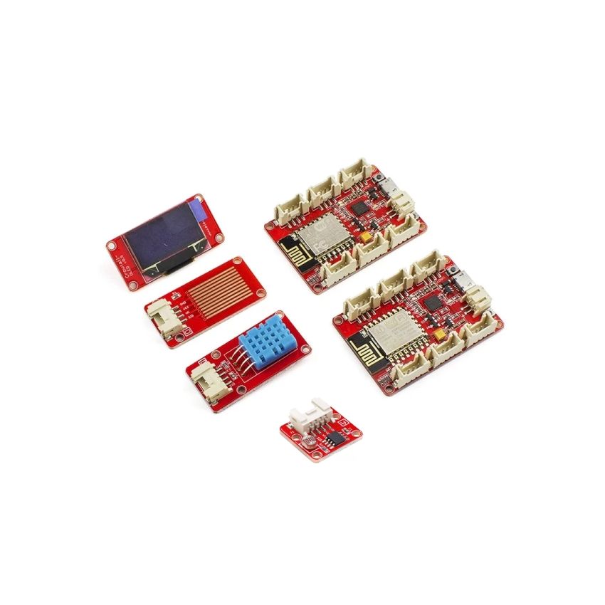 ESP8266 IoT Weather Station Kit – WiFi-Enabled Environmental Monitoring with Sensors & Cloud Data Logging