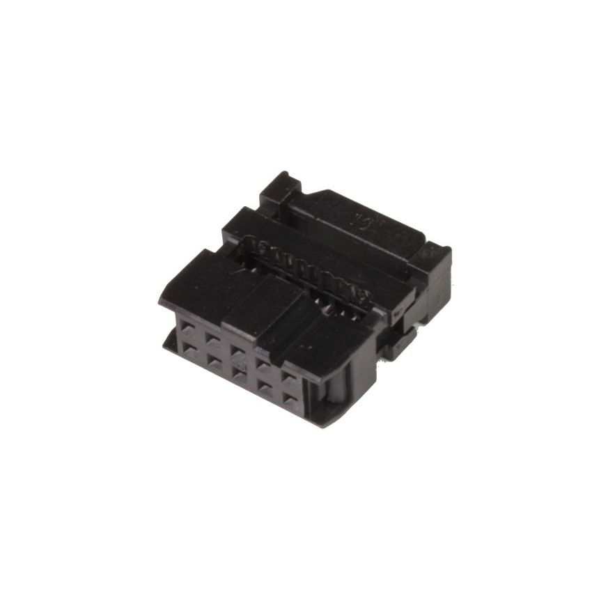 FC-10P, IDC Cable Connector, 10-Pin Flat Ribbon Connector for IDC Cables