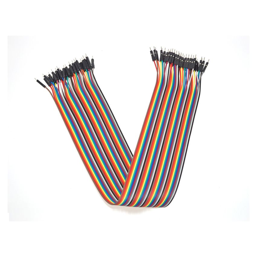 Male to Male Jumper Wires  40cm, Set of 40 -for Seamless Electronics Prototyping