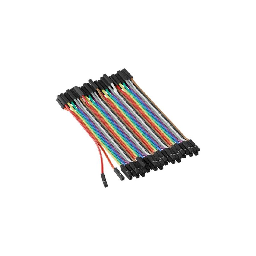 Female to Female Jumper Wire - 10cm,Set of 40- for Seamless Circuit Connections