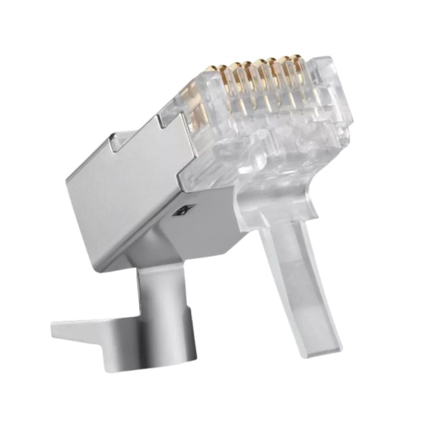 RJ45,Shielded CAT6 Connector with Load Bar,8P8C