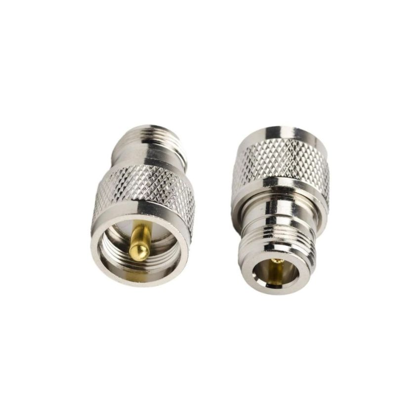 PL259 ,Male to Female UHF RF Coaxial Connector â€“ 50 Ohm, Nickel-Plated