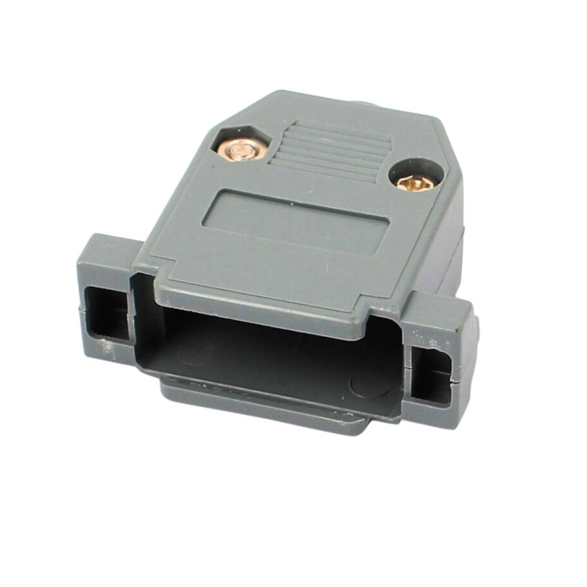 DB15,Connector Housing, Plastic Shell with Screws, Grey