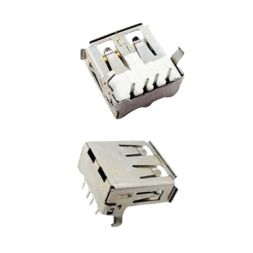 USB Female Connector - Type-A, Through-Hole Mount