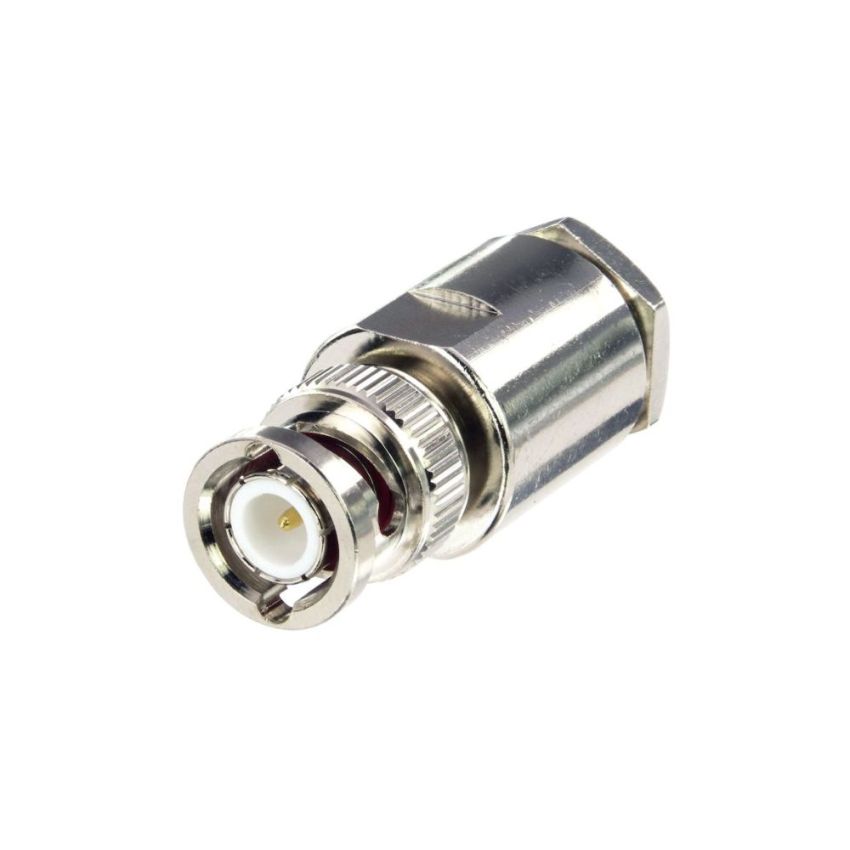 RG213, BNC Coaxial Cable Connector Crimp Type Nickel Plated,50ohm