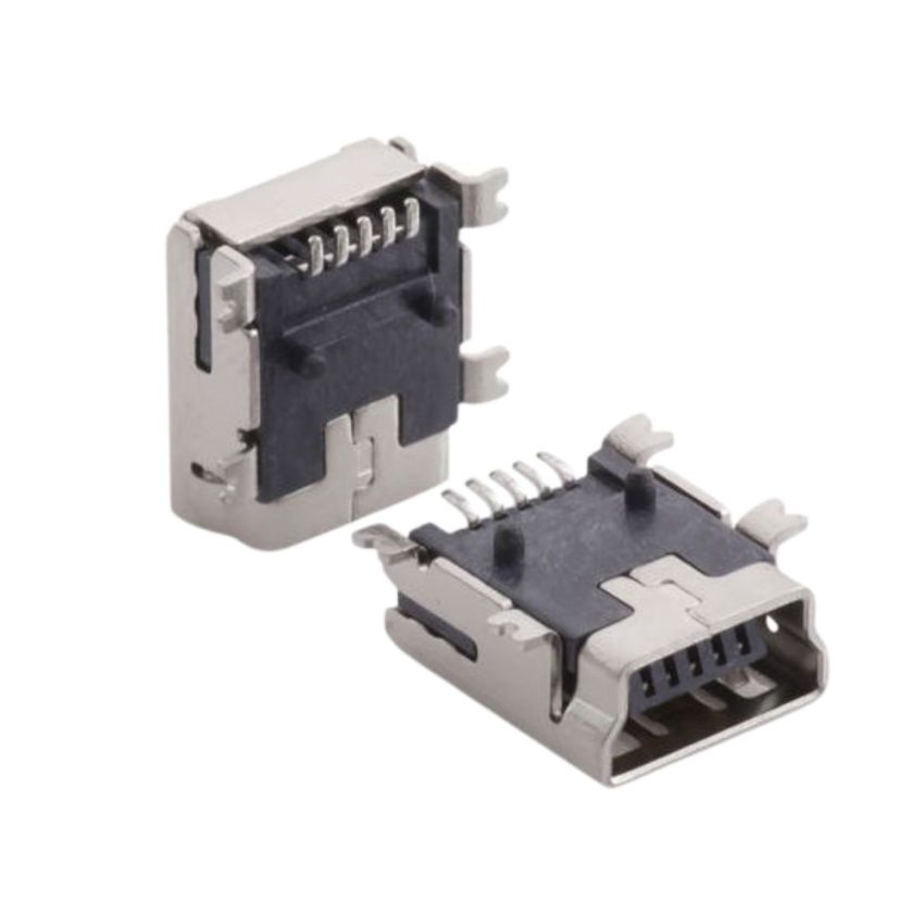 USB Female Connector, Right Angle, Type-A