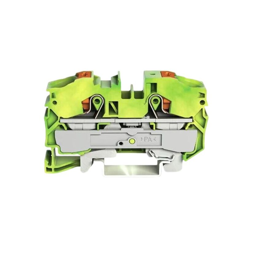 2216-1207 Connector Block,16 mm2 /6 AWG,Green/Yellow