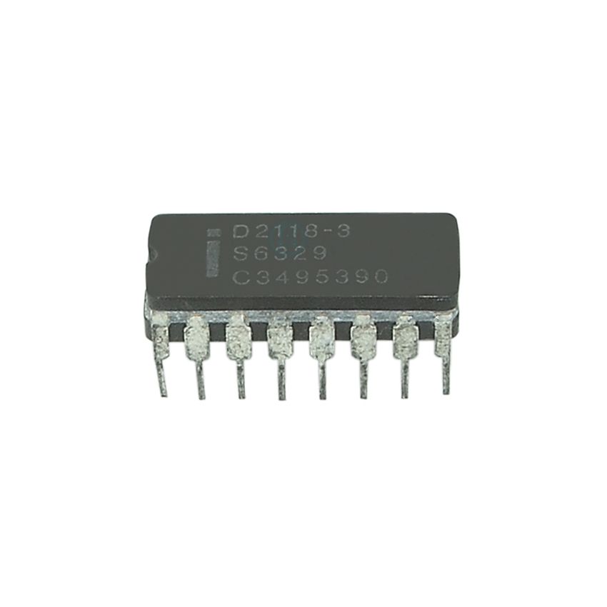 D2118-3, 16Kbit (16K x 1) NMOS Page Mode DRAM, DIP-16