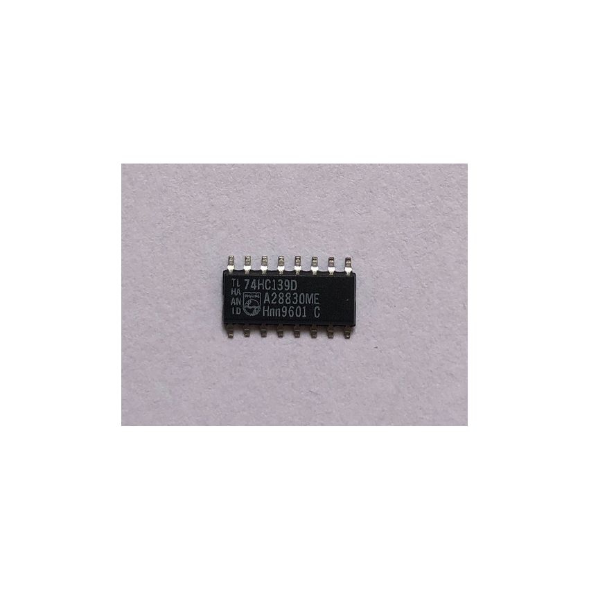 74HC139D,Dual 2-to-4 Line Decoder/Demultiplexer,SOIC-16