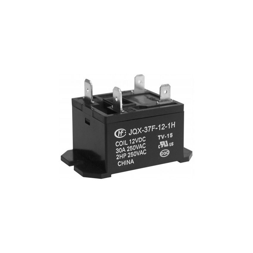JQX-37F-12-1H 12VDC, Miniature High Power Relay, SPST-NO, 30A Switching Capacity