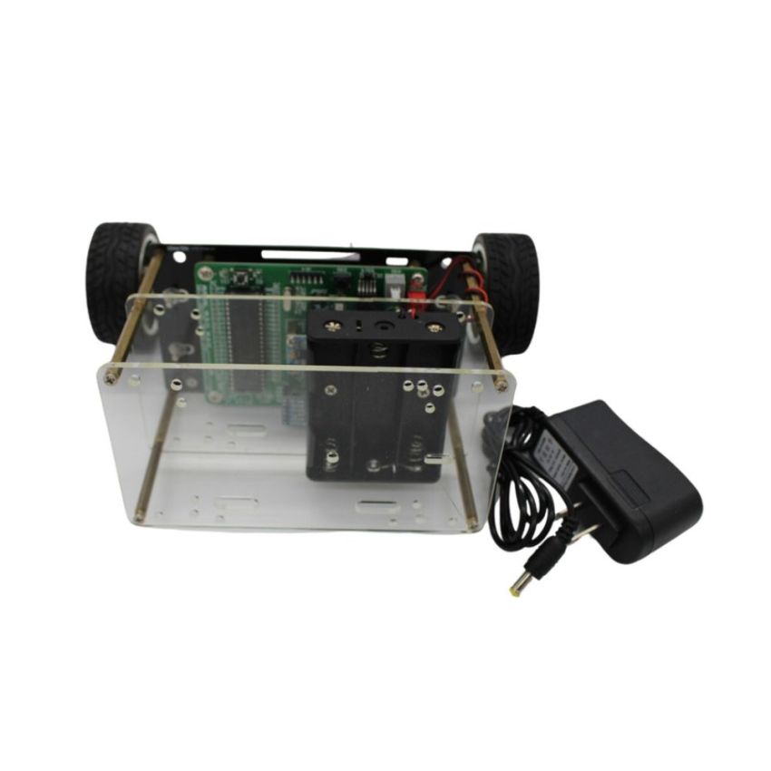 2WD Wheel Balancing Kit with Motor Driver and Battery Holder – Model SR-101