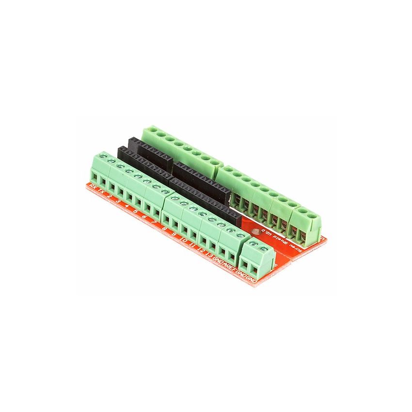 Arduino uNO Screw Shield V2, Terminal Block Interface, Easy Wiring for Arduino