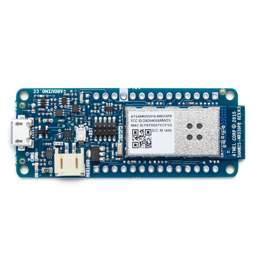 ABX00052, Arduino MKR1000 Wi-Fi - ATSAMW25, 32-bit Cortex-M0+, IoT Development Board