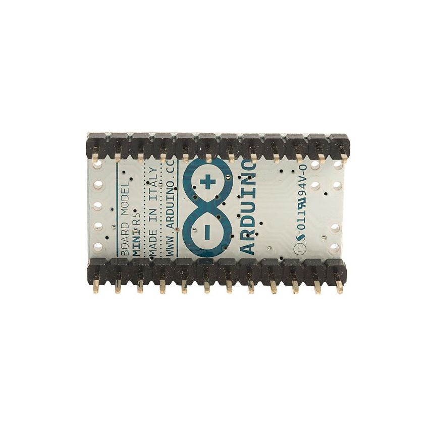 A000087 ,Arduino Mini with Headers - ATmega328 Microcontroller, 16MHz Clock, 14 Digital I/O Pins