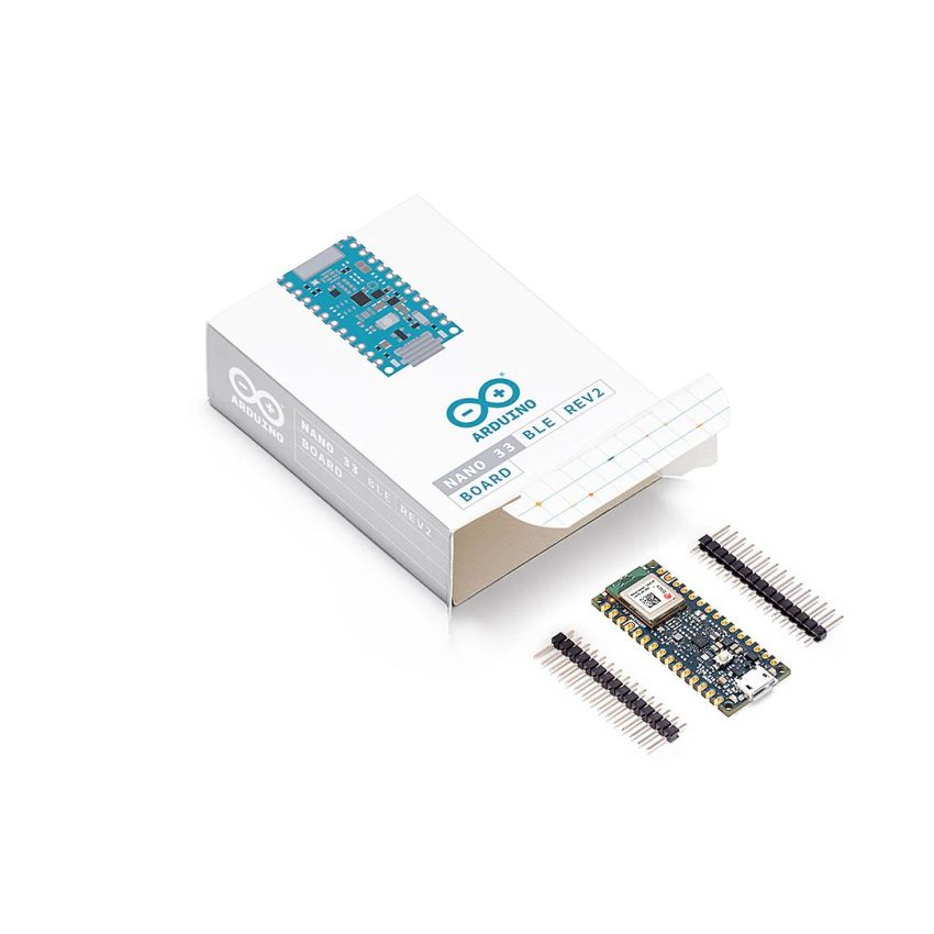 ABX00071 ,Arduino Nano 33 BLE Rev2 - Bluetooth 5, Arm Cortex-M4F, 9-Axis IMU