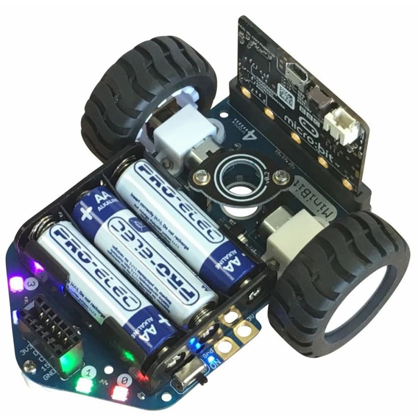 4tronix MiniBit Robot ,Compact Programmable Robot for BBC micro:bit