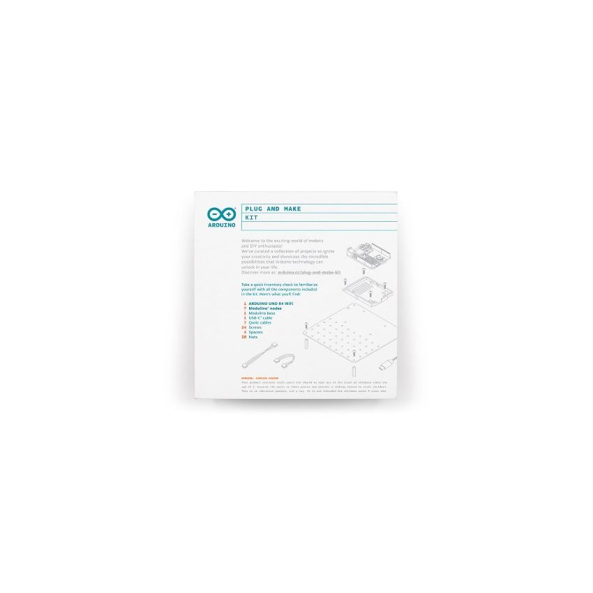 AKX00069,Official Arduino Plug and Make Kit  - The New Arduino Starter Kit for Beginners - Easiest Kit to Build Connected Projects - Make Technology It's Fun