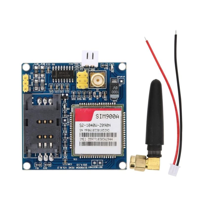 SIM900A , GSM GPRS Wireless Extension Module with Antenna and SIM Card Slot