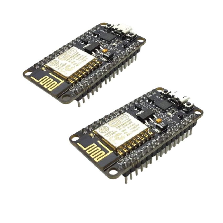 ESP8266, Microcontroller NodeMCu Lua WiFi, CP2102 uSB, Wireless IoT Development Board, Pack of 2
