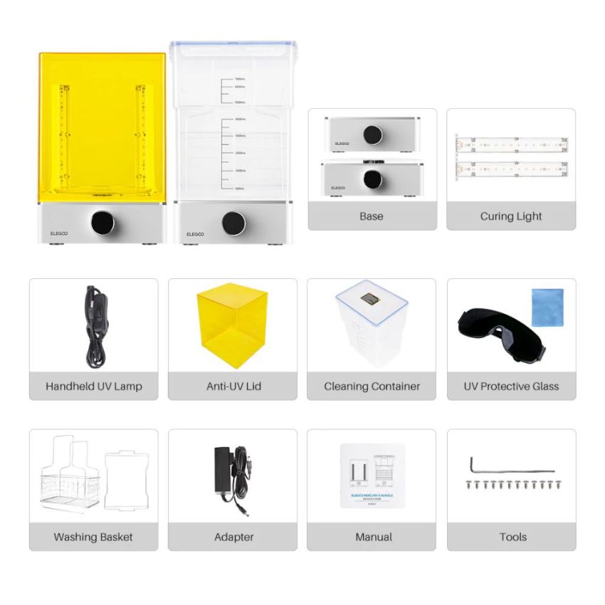 ELEGOO  Mercury XS BundleWashing & Curing Machine