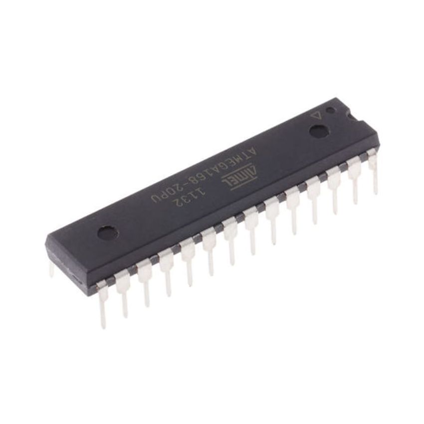 ATMEGA168-20PU Microcontroller, 8-bit AVR with 20MHz Max Speed, Comprehensive I/O Ports, Ideal for Advanced DIY Projects and Professional Applications