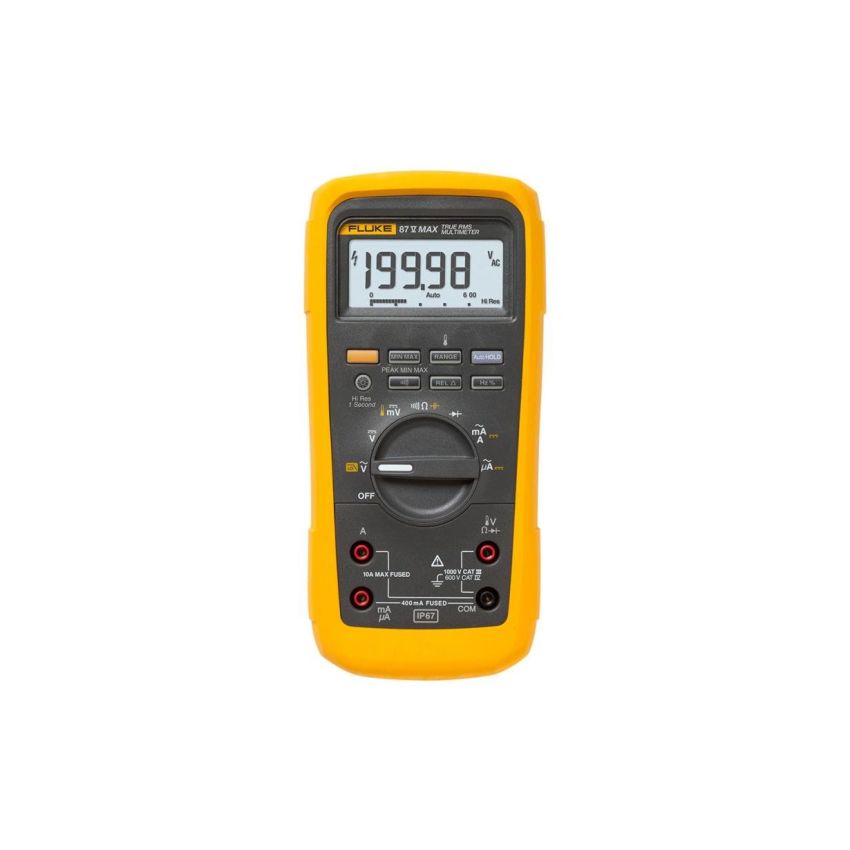 Fluke 87V MAX True RMS Digital Multimeter - IP67, 1000V Measurement Range