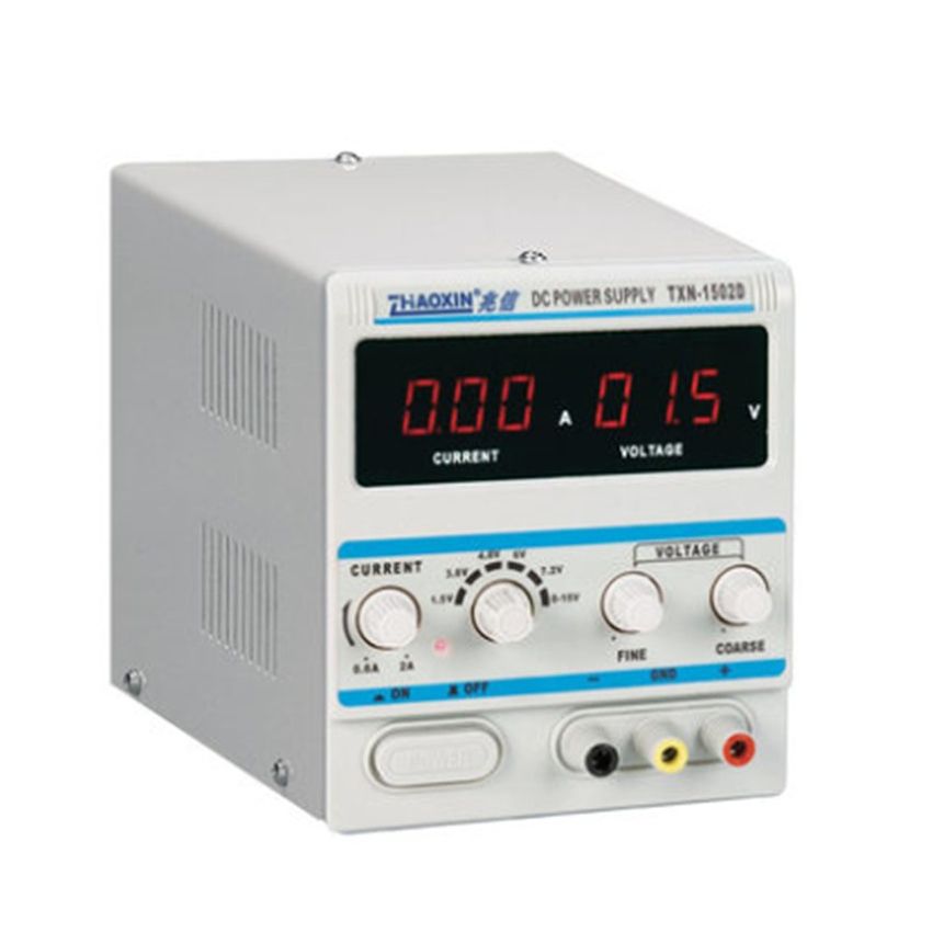 TXN1502D maintenance repair adjustable DC power supply 15V2A Power Meter