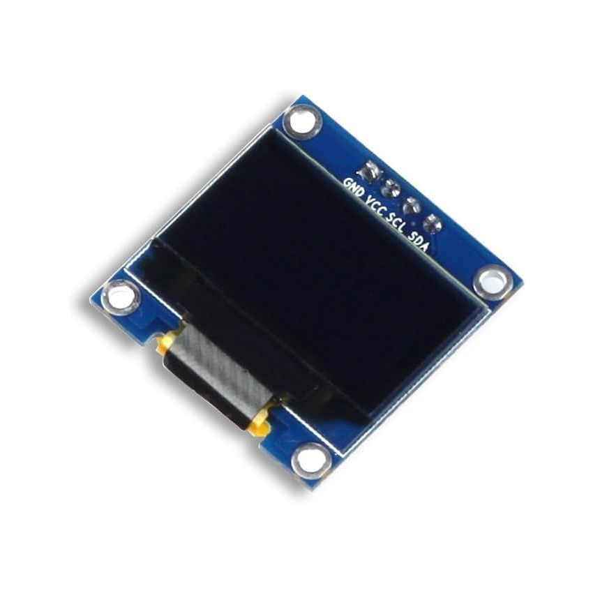 0.96-Inch OLED Display Module – I2C, 128x64 Resolution