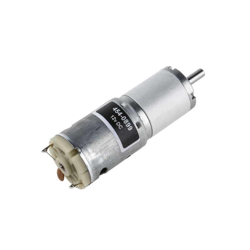 RS PRO 454-0899, Brushed Geared DC Motor, 12 V DC, 19.8 W, 1.2 Nm Torque, 24 rpm, 6 mm Shaft Diameter