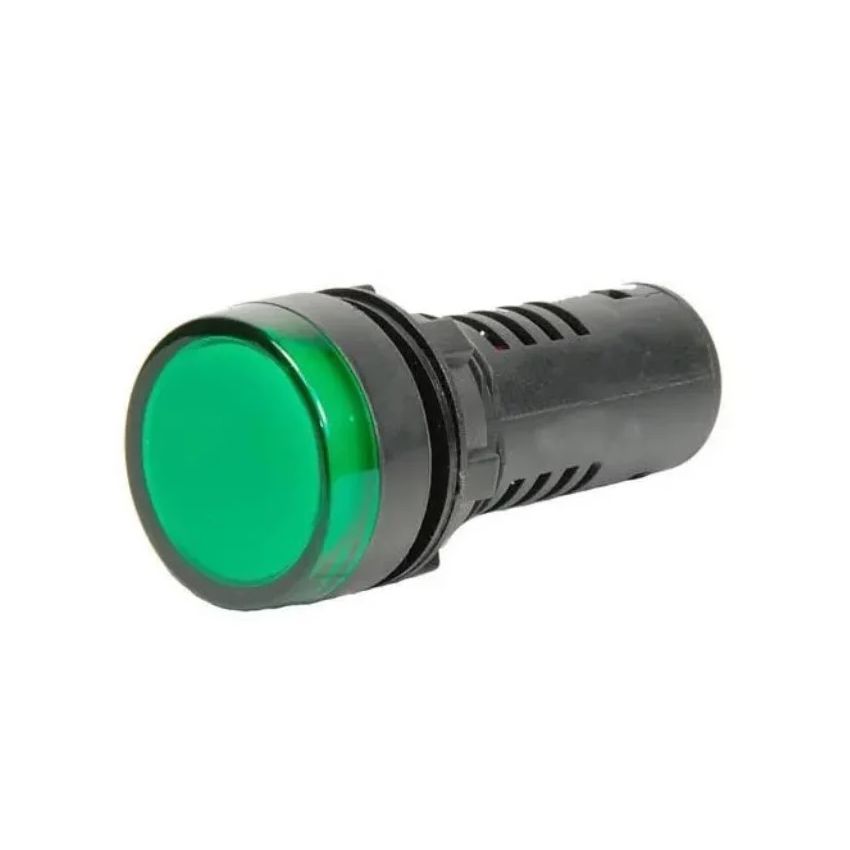 AD16-16C, Green Signal Lamp, 16mm LED Indicator - 24V DC