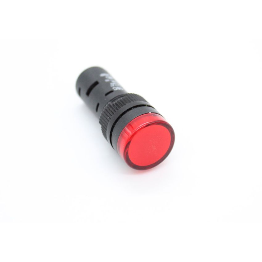 AD16-16C, 24V Red LED Indicator - 16mm Panel Mount