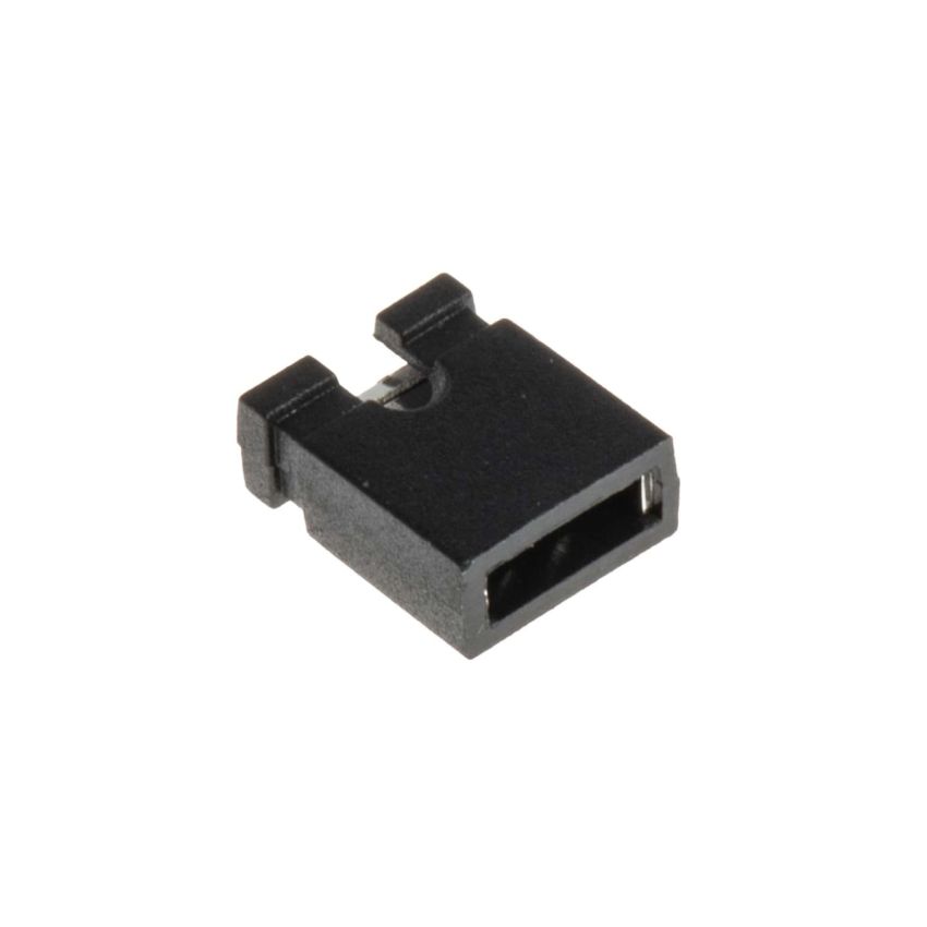 251-8682 RS Pro Shorting Link Female Straight Black Open Top 2 Way 1 Row 2.54mm Pitch