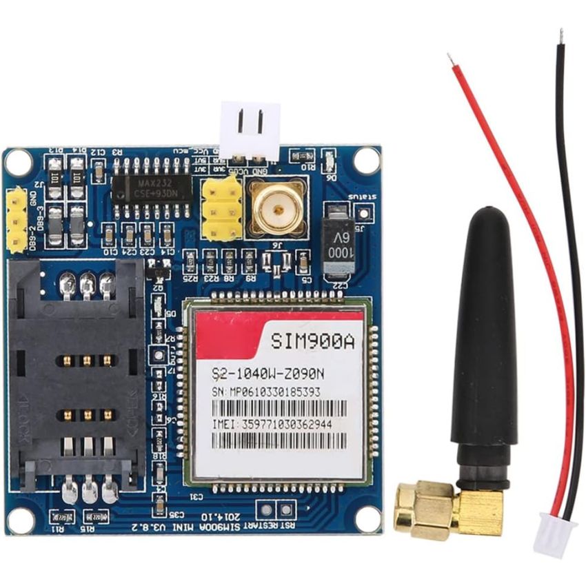 SIM900A , GSM GPRS Wireless Extension Module with Antenna and SIM Card Slot
