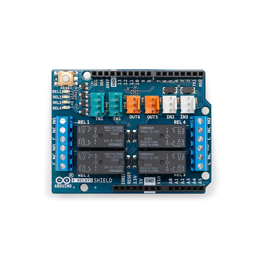A000110 , Arduino 4 Relays Shield