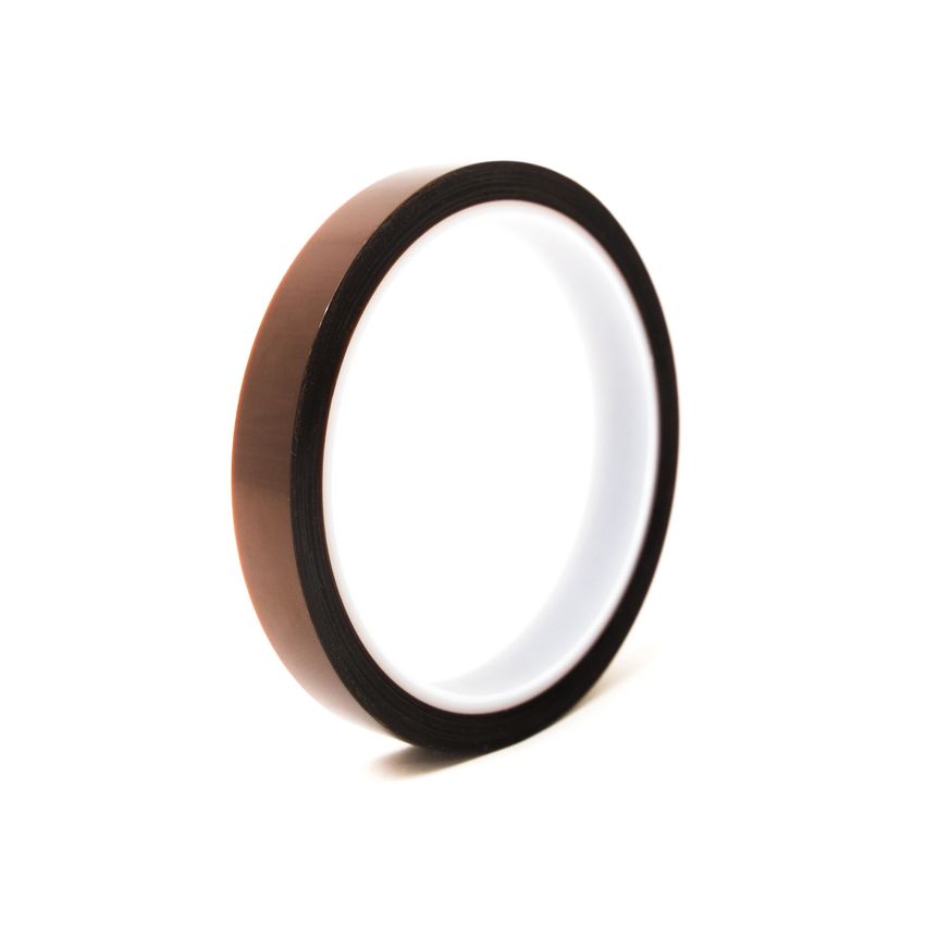 KPTLS-3/8 Bertech Low Static Kapton Tape 1 Mil Thick 3/8 Inches Wide x 36 Yards Long 3 Inch Core Kapton Film with Silicone Adhesive RoHS and REACH Compliant