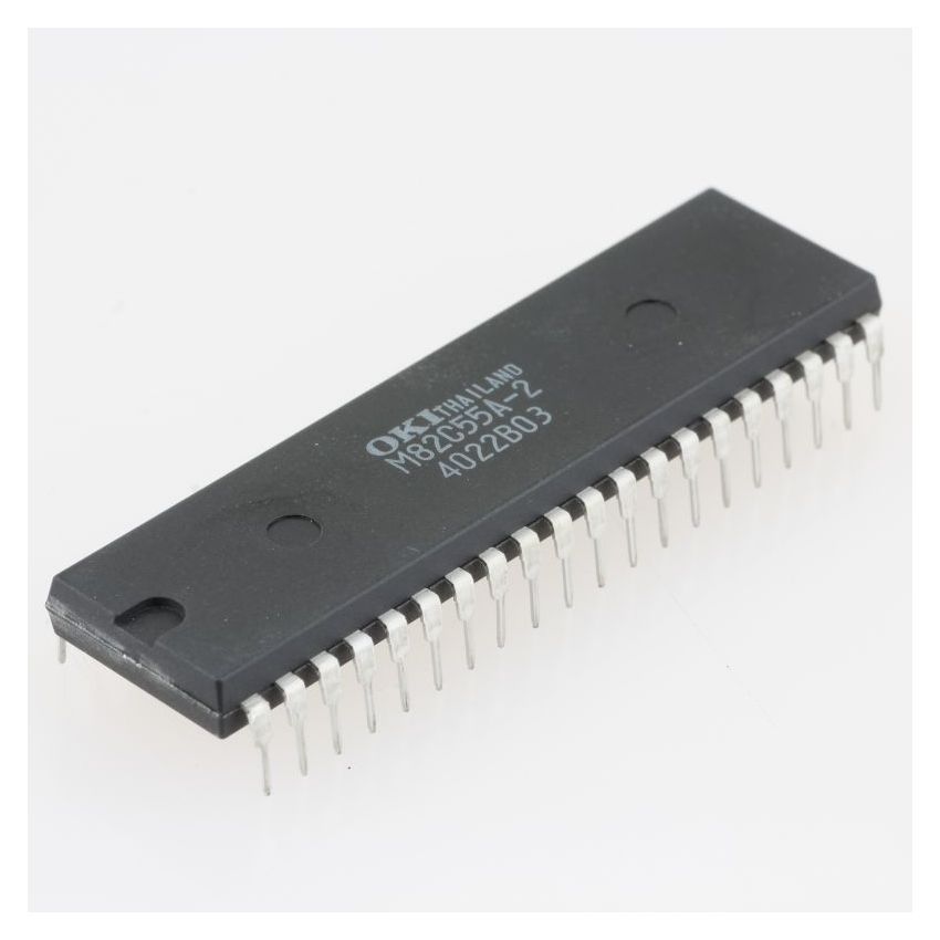 M82C55-2 ,Programmable Peripheral Interface, 24-bit I/O Port, 3V to 6V CMOS,DIP-40