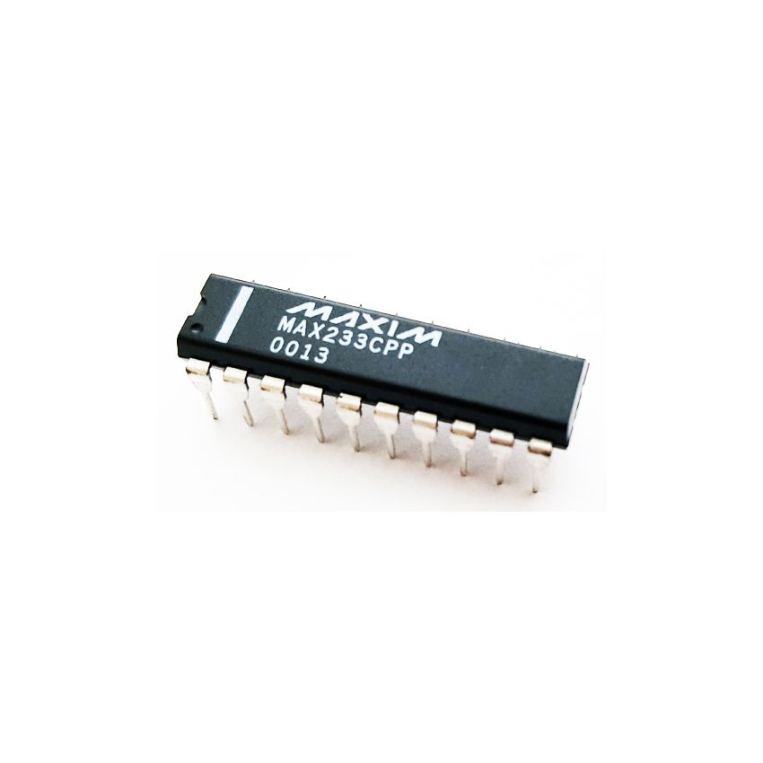 MAX233CPP, RS-232 Transceiver, 20-Pin DIP Package