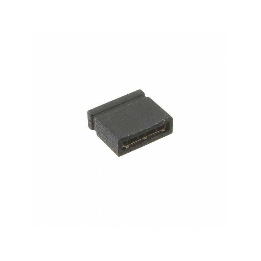 MSE-G 3 (1 x 3) Position Shunt Connector Black Closed Top 0.200