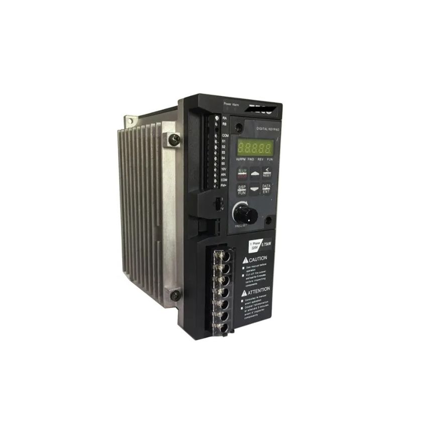 S310-201-H1BCD,Microprocessor Controlled I G B T Drive Inverter Motor Speed Regulator,VFD,1 Phase,220V,4.2A,0.75KW