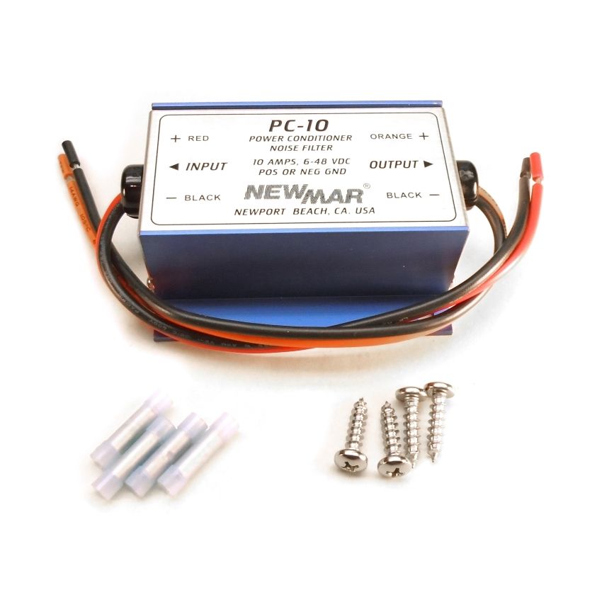 Newmar Alfected equipment inductor/capacitor noise suppressor filter 10Amp 6-48 VDC Part# PC-10