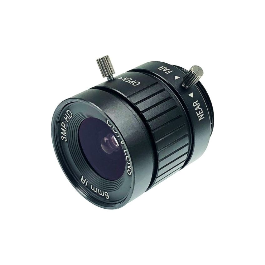 PT361060M3MP12,Camera Lens,3MP HD,6mm IR,Adjustable Aperture for Raspberry Pi Projects