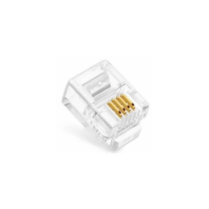 RJ11,4P4C Modular Plug Connector,4-Pin