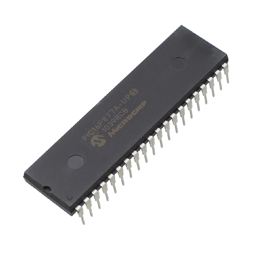 PIC16F877A-I/P,Microcontroller,8-bit,20MHz,DIP-40