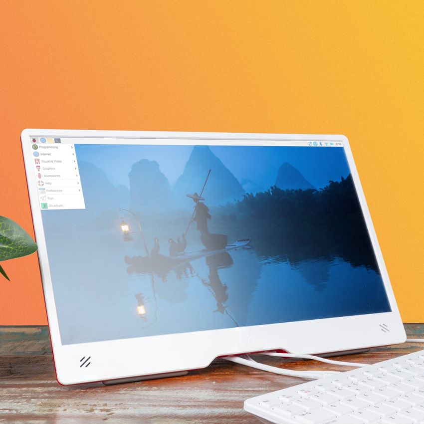 SC0940, Raspberry Pi Monitor Red/White