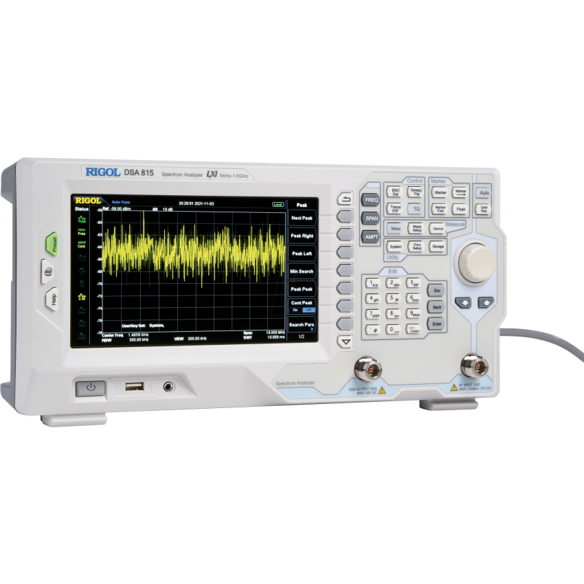 Rigol DSA815 Spectrum Analyzer 9kHz-1.5GHz Preamplifier