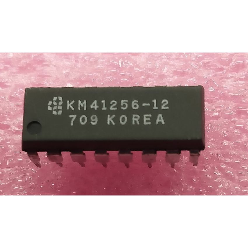 KM41256-12, 256Kbit (256K x 1) NMOS Dynamic RAM, DIP-16