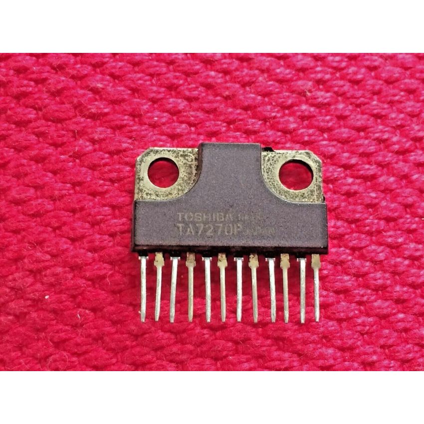 TA7270P ,Dual Audio Power Amplifier IC, 5.8W BTL, 19W High Power Output + Thermal Shutdown, Low Noise Design