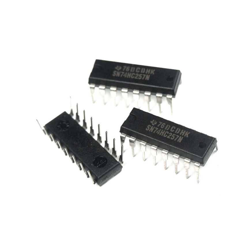 SN74HC257N, Quad 2-to-1 Multiplexer,PDIP-16